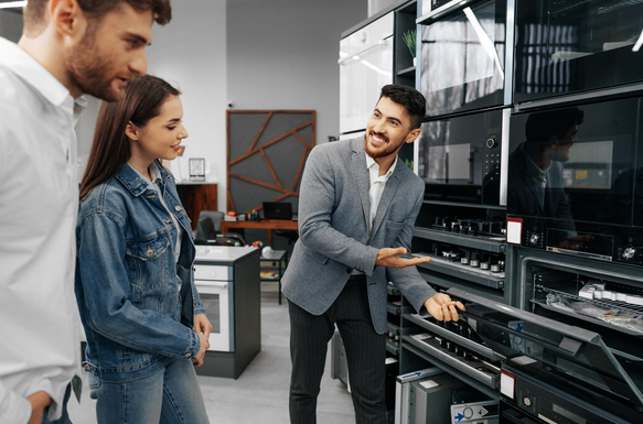 WILBAK showroom with premium electronics and custom build stations